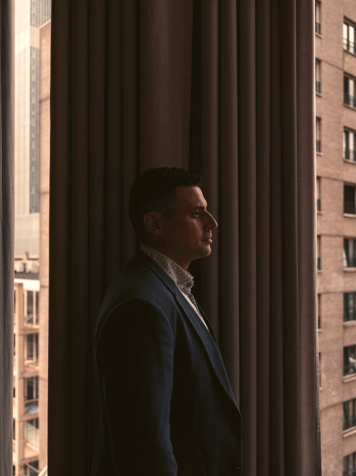 Portrait of Alejandro Luque Belmonte by a window